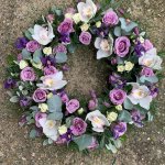 #### Luxury wreath with roses and orchids
16