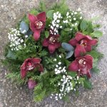 ####  Woodland Orchid wreath  12