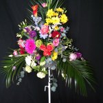 #### Pedestal flowers from £75