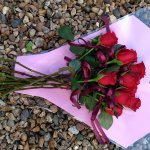 ####Single rose with ribbon £3. 3 rose spray £10. 5 rose spray £20